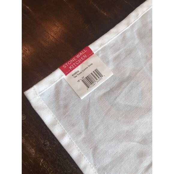 Stonewall Kitchen ”Cookie Swap” Tea Towel Excellent! Christmas Baking 18”x 28” - Picture 6 of 9